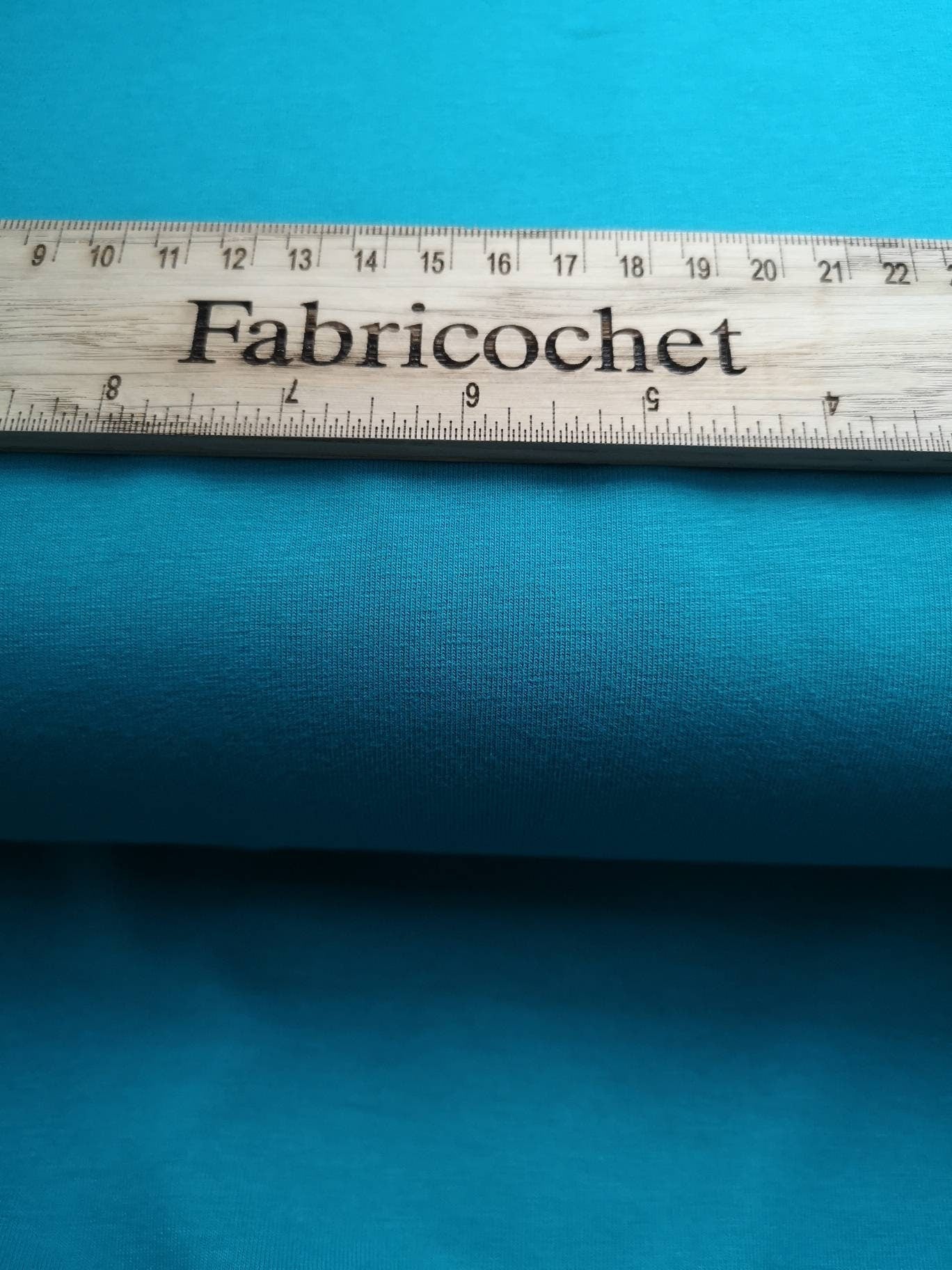 Plain Jersey fabric: teal