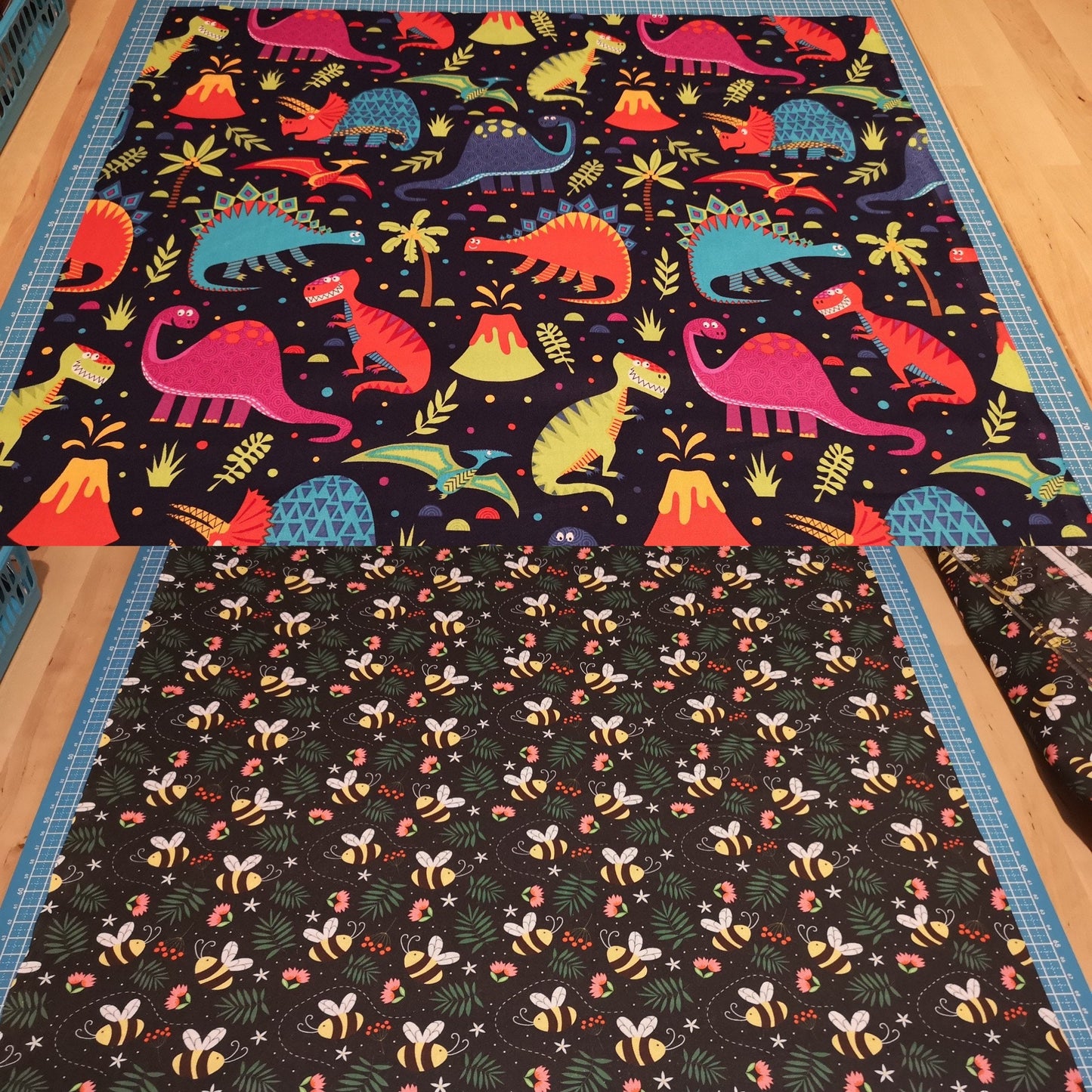 Animal print 100% cotton: dinosaurs, buzzy bees, flamingo, parrot, toucan, llama, children's cotton fabric, baby fabric